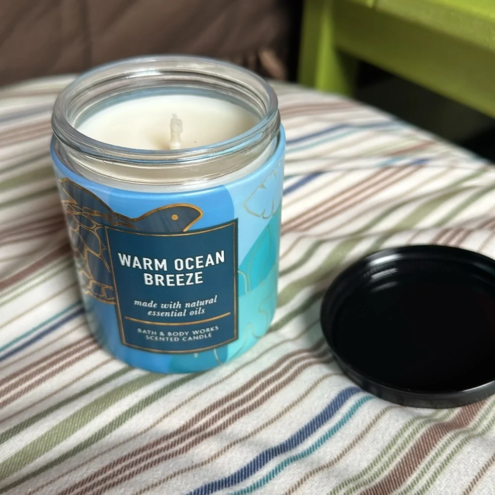 Bath & Body Works Warm Ocean Breeze Single Wick Candle